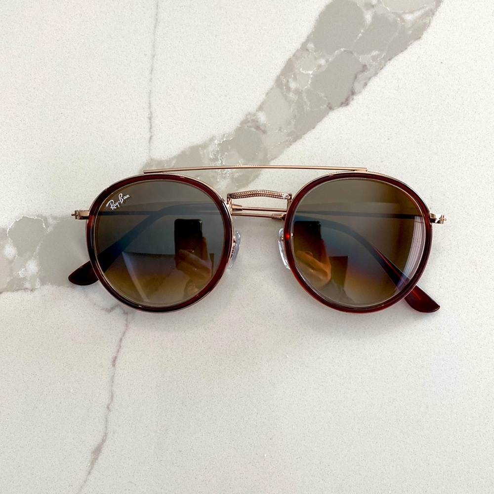 Ray Ban Round Double Bridge RB3647N Sunglasses